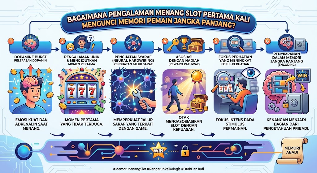 Bagaimana Pengalaman Menang Slot Pertama Kali Mengunci Memori Pemain Jangka Panjang?